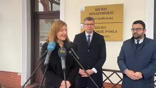 Marcin Warchoł, Ewa Leniart - problemy z elektrycznością na Podkarpaciu