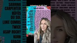 Lollapalooza 2025 Lineup Drop could have some ACL Fest clues! #lollapalooza #aclfest #austintx