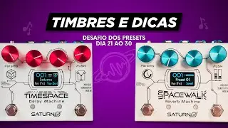 Muito som para o seus pedais Saturno! TimeSpace e SpaceWalk 🔥