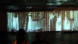 HRGiger videoinstall @ Moscow