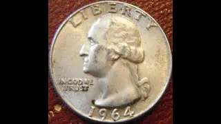 USA 1964 Washington Quarter Dollar Silver Coin from @WalkerMagnet63