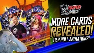 SUMMERSLAM 18 TIER IS HERE!! TIER PULL ANIMATIONS ARE BACK! MORE CARDS REVEALED! | WWE SuperCard
