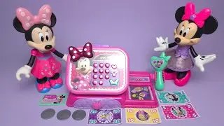 3 Minutes Satisfying With Unboxing Disney Minnie Mouse Cash Register Set ASMR (No Music) 