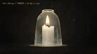 Candle lantern twitch overlay