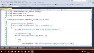 Android CRUD with ASP.NET Web API, Entity Framework and SQL Server - Part 1