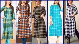 Girls New check suit design new ideas