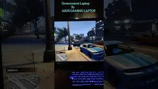Government Laptop To ASUS TUF17 GAMING LAPTOP #rtx2050 #shorts #GTA5 #gta5lowendpc #gta5highgraphic
