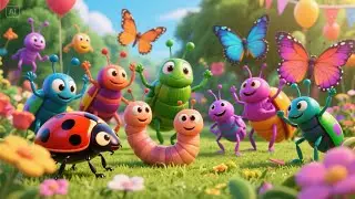 Wiggle Wiggle Little Worm! | Silly Movement Song for Toddlers | Fun Garden Rhyme for Kids
