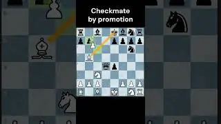 Checkmate by promotion ☠️