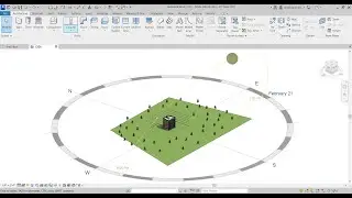 Sun Path analysis in Revit.