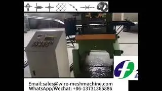 High speed Razor barbed wire machinery#Razor barbed machine production line