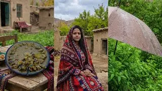 Rainy Day in a Rural Garden | Slow Living ASMR & Peaceful Village