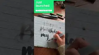Reusable Brush Lettering Workbook