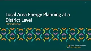 Local Area Energy Planning at a District Level