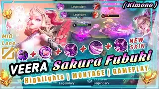 AOV VEERA Kimono | Veera NEW Skin | Veera SAKURA FUBUKI - ARENA OF VALOR - Top 1 Veera