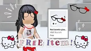 Спешите! Как получить БЕСПЛАТНЫЕ очки Hello Kitty Red Bowtie за 0 робуксов в Roblox! Очень весело🫣