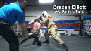 Braden Elliott vs Kim Chee Free Wrestling Match