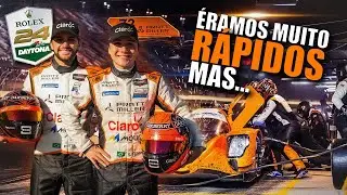 Nossa primeira 24h de Daytona juntos! Éramos muito rápidos, mas…