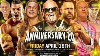 Awesome Time at The 20th Anniversary Event of Coastal Championship Wrestling with Bad A$$ Billy Gunn