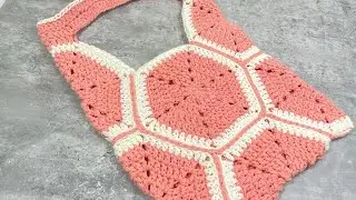 How to Crochet a Hexagon Bag| For Beginners