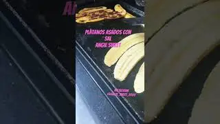 Pl&aacute;tanos asados en plancha #menu #youtuber #viral #hello #homesweethome #platanos