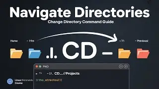 The cd Command - Navigate Directories in Linux Terminal (Git Bash)
