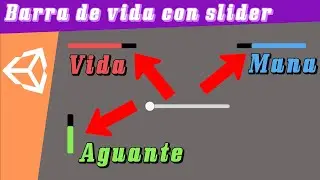 Barras de vida con un slider en Unity