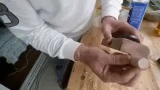 Making dowel with a hand plane