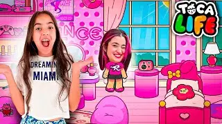 FIZEMOS O QUARTO DA EMILLY VICK (GRUPO DOS ROSA) NO TOCA LIFE WORLD