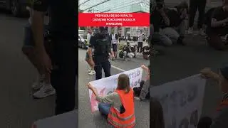 Wynieśli ich siłą. Aktywiści z Ostatniego Pokolenia znowu przykleili się do jezdni