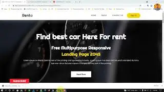 Project-1.1 || Rento Project Review Video || HTML & CSS Project || Landing Page Design || Web Design