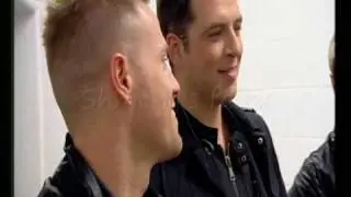 Connected meeting westlife backstage May 2010