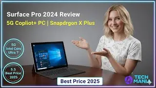 Surface Pro 2024 Review | 5G Copilot+ PC | Snapdragon X Plus | Best Price 2025 | Tech Mania