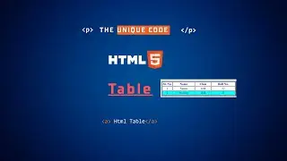 Learn Html Table 2025