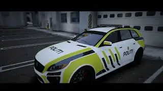 Norwegian Police Car &ndash; Streiter Grovados (FiveM Mod Showcase)