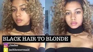 How To Bleach Curly Black Hair
