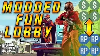 Modded Fun Lobby doing adventures and Free Money Drop ( Gta 5 Mods )
