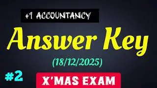 Part-2 Answer key/Plus one/Accountancy