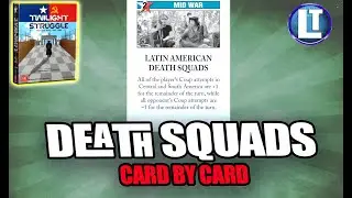 TWILIGHT STRUGGLE Strategy / HOW Do You PLAY The LATIN AMERICAN DEATH SQUADS Card?