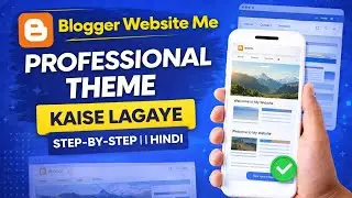 How to Add a Professional Theme on Blogger Website for Free