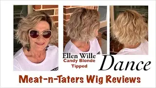 Ellen Wille DANCE in Candy Blonde Tipped // Love this wig! ❤️// Meat-n-Taters Wig Reviews