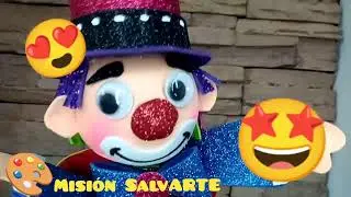 ¿Cómo hacer un Títere de Payaso con una Botella de plástico?
