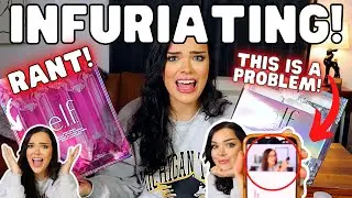 E.L.F TRICKED ME!? I'm SO FRUSTRATED! 2 Elf Advent Unboxings (25 Calendars of Christmas #8-9)