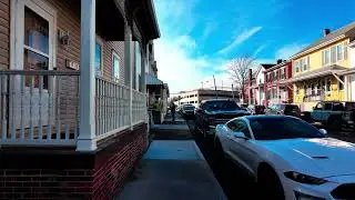 Winter Walking Tour: Historic Hollidaysburg PA &ndash; Sunny Skies After Melted Snow 4K ❄️☀️