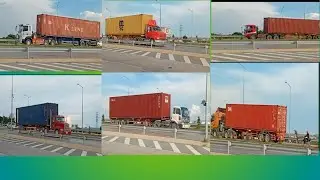 Heavy-Duty Container Truck for Efficient Transport.(part 05)#containerlorry 