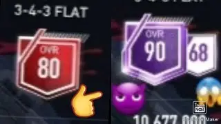 I upgrade my team OVR 80 to OVR 90 #fifa mobile #tekkz
