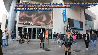 WALKING THE LAS VEGAS STRIP THE LINQ PROMENADE JANUARY 2026