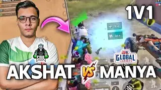 🚀SOUL VS GLOBAL ESPORTS🔥 | AKSHAT VS MANYA PURE 1V1🚀 IN BGMS LAN EVENT NODWIN