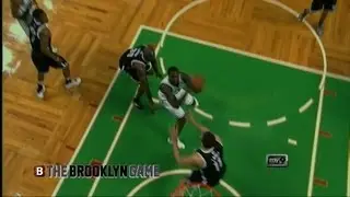 Brandon Bass Posterizes Brook Lopez