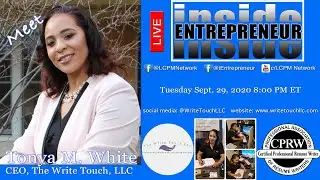 Meet Entrepreneur Tonya M. White, The Write Touch, LLC